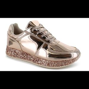 Liliana Rockabye Rose Gold Womens Sneakers